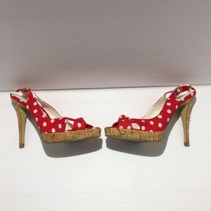 Steve Madden fabric heels